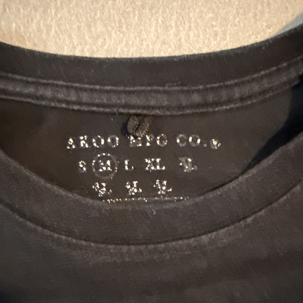 Akoo Mfg Co T-Shirt Graphic Print Black Short Sleeve Men's M - Picture 2 of 6